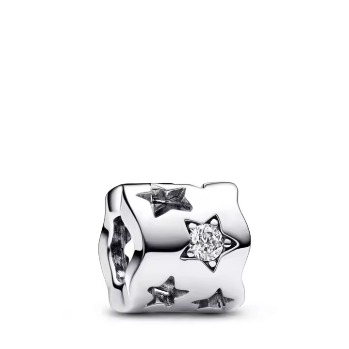 Pandora Charm en plata de ley Estrella Brillante Recortada​ 792827C01 , para Mujer - 1