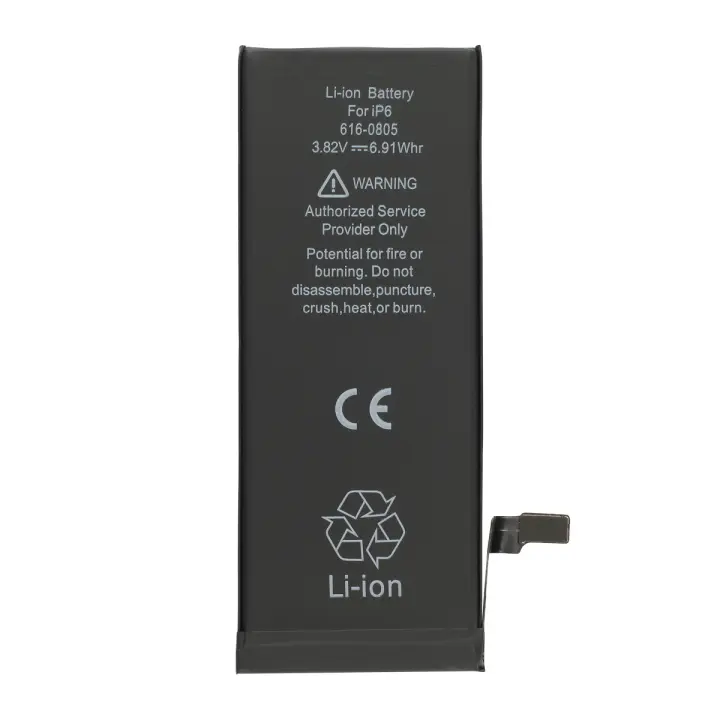 Batería de Repuesto Generica para iPhone 6 - Alta Capacidad 1810 Mah - Adhesivo Incluido - 1