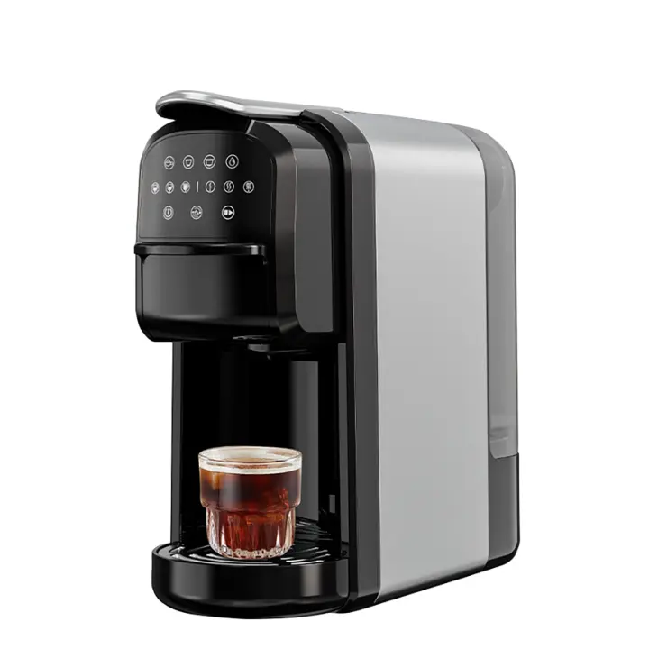 Máquina de café en cápsulas 3 en 1, Cafetera exprés múltiple caliente/fría, Cafetera capuchino Dolce Gusto Nespresso en polvo - 1