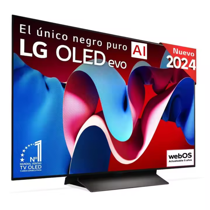 TV 48/55/65" LG OLED C46LA OLED evo UHD 4K Smart TV (con entrega PREMIUM*) - 1