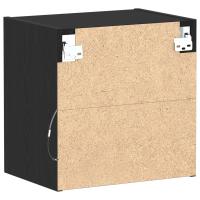 Estante Flotante vidaXL Negro Roble 40x28,5x40 cm Madera Elaborada - details 4