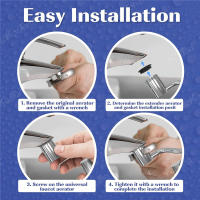 Filtro De Grifo De Cocina Rotativo 1080° Adaptador Antisalpicaduras Multifuncional Para Lavabo Aerator De Grifo De Cocina - details 7