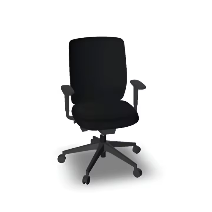 Silla Ergonómica para Oficinas Negra TRIM 50 de Actiu - 1