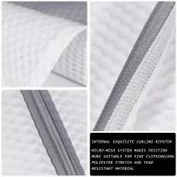Bolsa De Lavado Para Delicados De Malla Híbrida Blanca Duradera Y Reutilizable Organizador De Ropa Para Lavandería - details 11