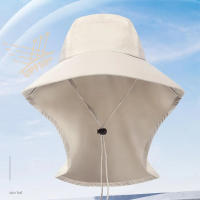 Gorro De Safari Ajustable Para Hombres Y Mujeres Protección UV 50+ Con Pico Para El Cuello Y Sombrilla Para Exterior Respirable Para Pesca Y Senderismo - details 4