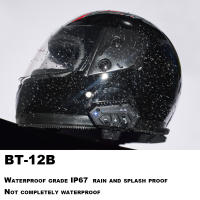 Auriculares Bluetooth Para Motocicleta Intercomunicador BT-12B Impermeable Con Reducción De Ruido Interfono Inalámbrico Para Moto - details 7