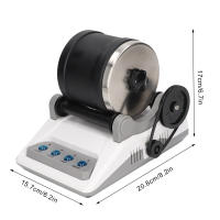 Kit De Tumbrador De Piedras Preciosas DIY Eléctrico Para Adultos Y Niños Con Piedras Primitivas Y Polvos De Pulido 100-240V - details 0