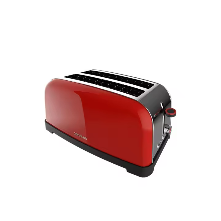 CECOTEC 04842 Tostador de Acero Inoxidable 1500W con Doble Ranura Larga y Funciones Avanzadas - 1