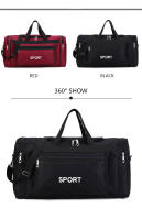 -bolsa deportiva de gran capacidad para hombre, bolso de hombro multifunción para entrenamiento de viaje, Yoga y gimnasio al aire libre - details 1