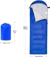 Saco de dormir de 0 Grados, Saco de dormir de 0,95 kg, de 3 a 4 situaciones al año, ajustado para acampar, hacer senderismo. - details 0