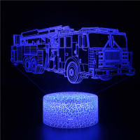 Lámpara De Noche LED 3D Anime Supra Coche Camión Cambio De Color Luz De Ambiente Para Decoración Del Hogar Regalos De Cumpleaños - details 10