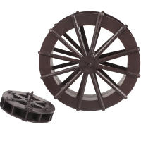 2 Pcs Rueda De La Fuente De Agua De Mesa Feng Shui Rueda De Repuesto Para Decoración DIY Simulación De Río Artificial Con Lavar Pressure - details 0