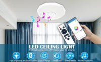 Lámpara de Techo LED Regulable con Altavoz Bluetooth, Cambio de Color RGB - details 2