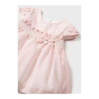 Moda infantil niña MAYORAL 1.822 088 VESTIDO CEREMONIA NUDE 31697 24V - details 1