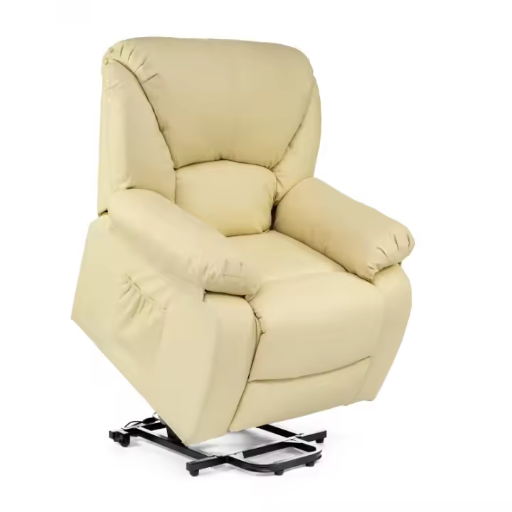 Eco-De Sillón de Masaje Relax Elevador Levantapersonas Chamonix, Reclinación Eléctrica 160º, Función Calor, Programas Auto, Vibro Ondulación, A++, ECO-8590UP - 1