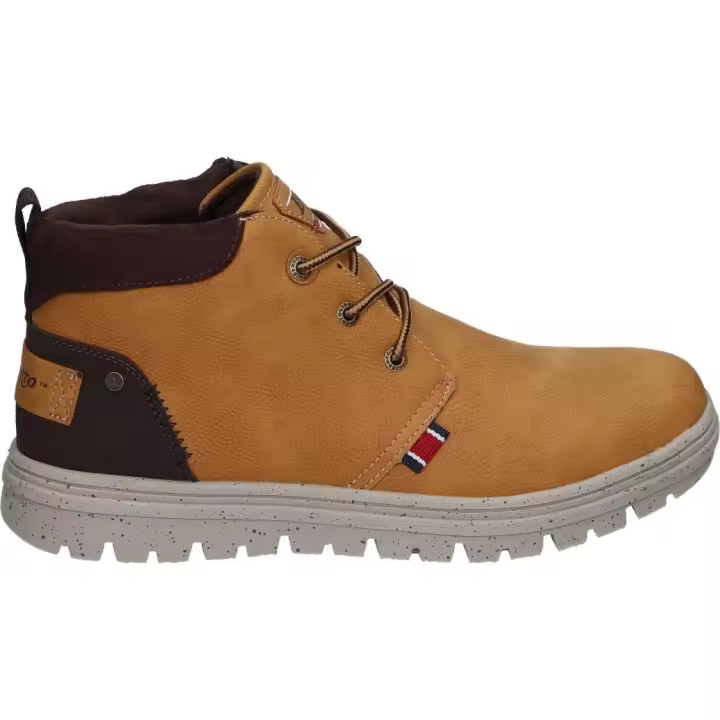 LIBERTO | Botas Cómodas Liberto para Hombre – Botas en Color Mostaza – Botas con Cierre de Cordones – Estilo Casual – Para Invierno – Polipiel – Versátiles – Modelo LB3215 - 1