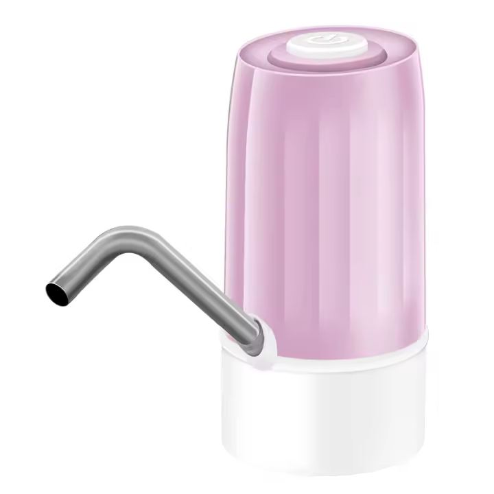 Dispensador de Bomba de Agua Fria Electica Distribuidor de Carga USB, Grifo Automático Adaptador Garrafas de Agua Dosificador de Acero INOX - 1