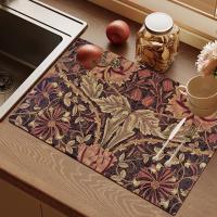 Mantel De Cocina Absorbente William Morris Antideslizante Y Hidratante Para Tazas Y Platos Tamaño Variado Material Poliéster Y Algodón - details 13