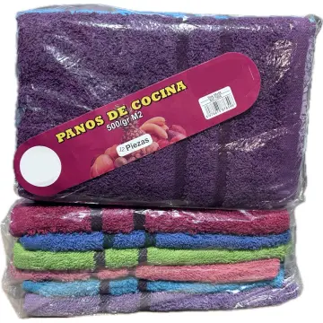 Set De 8 Paños De Cocina De Algodón – Multicolor, 48x60 Cm, Super Absorbentes