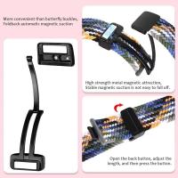 Correa De Nylon Tejida Para Huawei Watch D2 Reemplazable Y Transpirable Pulsera Magnética Compatible Con Smart Watch Unisex - details 3