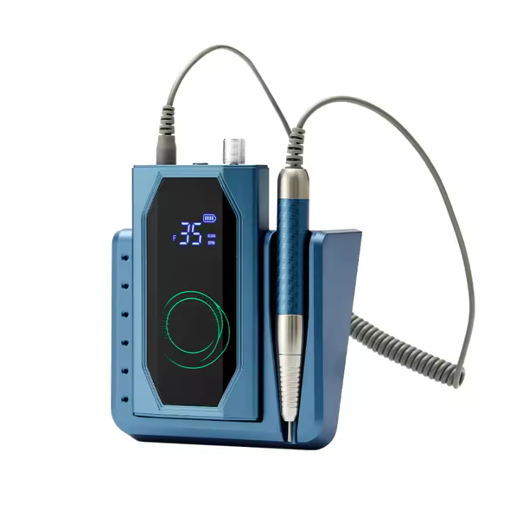 Taladro De Uñas Sin Escobillas 85W Portátil Con Manija 40000RPM Herramienta De Manicura Profesional De Acero Inoxidable Certificación CE FCC - 1