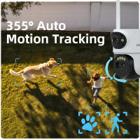 Cámara De Seguridad Exterior HEIYOUCAM WiFi Con Lente Dual 4X Zoom Digital AI Detección Humana 2K 3MP PTZ IP Cámara De Vigilancia - details 4