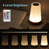 Lámpara Nocturna Toque Sensor Recargable Para Niños Habitación Luz Caliente Blanca RGB Cambiante Lámpara De Mesa Para Dormitorio - details 23