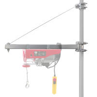Brazo de Soporte del Polipasto Arebos - Soporte de Brazo de Grúa Eléctrico - Brazo Oscilante del Polipasto - Rango de Giro 180° - Carga Máxima 1000 Kg - details 19