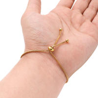 3pcs Cadenas De Acero Inoxidable Para Pulseras DIY Conectores Ajustables Accesorios De Encantos Joyería Herramientas De Fabricación - details 1