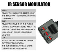 Lámpara De Inundación LED Con Sensor De Movimiento IP65 Impermeable 10W 30W 50W 220V Luz De Punto Exterior Al Aire Libre Reflector De Lámpara - details 7