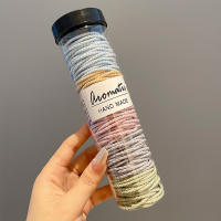 100pcs Anillos De Cabello Elásticos No Derrapantes Trenzas De Cabello Simples Y Universales Para Niñas Accesorio De Moda Para Todas Las Estaciones - details 5