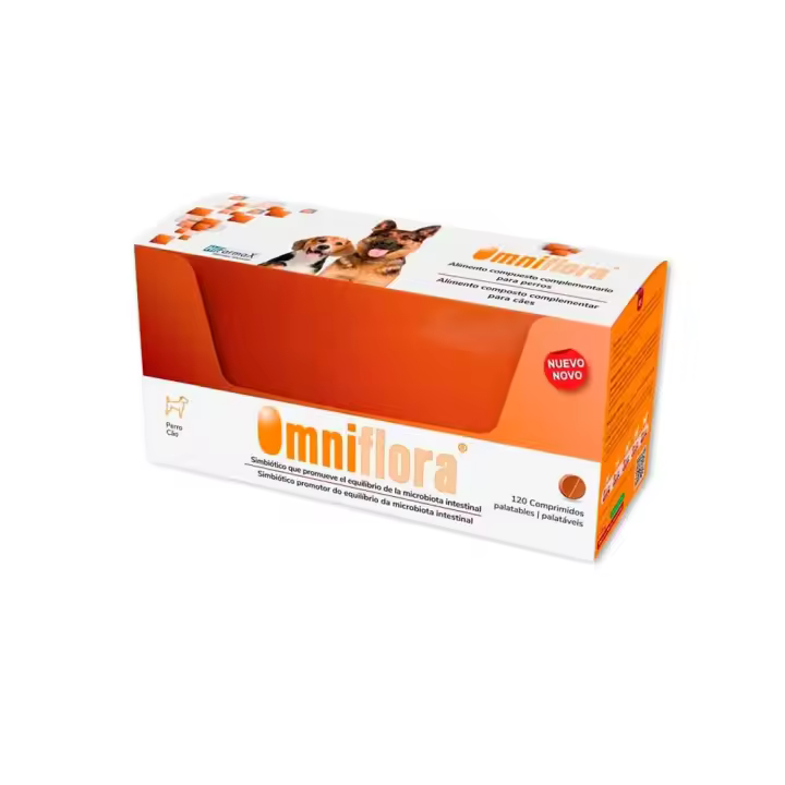 OMNIFLORA 120 comprimidos suplemento digestivo para perros Hifarmax - 1