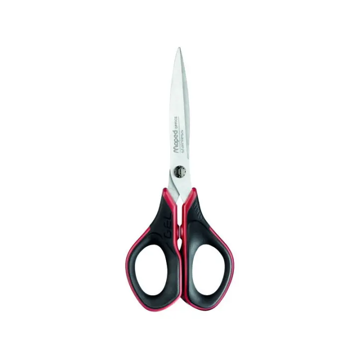 Maped - 496210 tijera de escritorio y manualidades Tijeras de manualidades, Tijeras de oficina Corte recto Negro, Rojo 496210 - 1