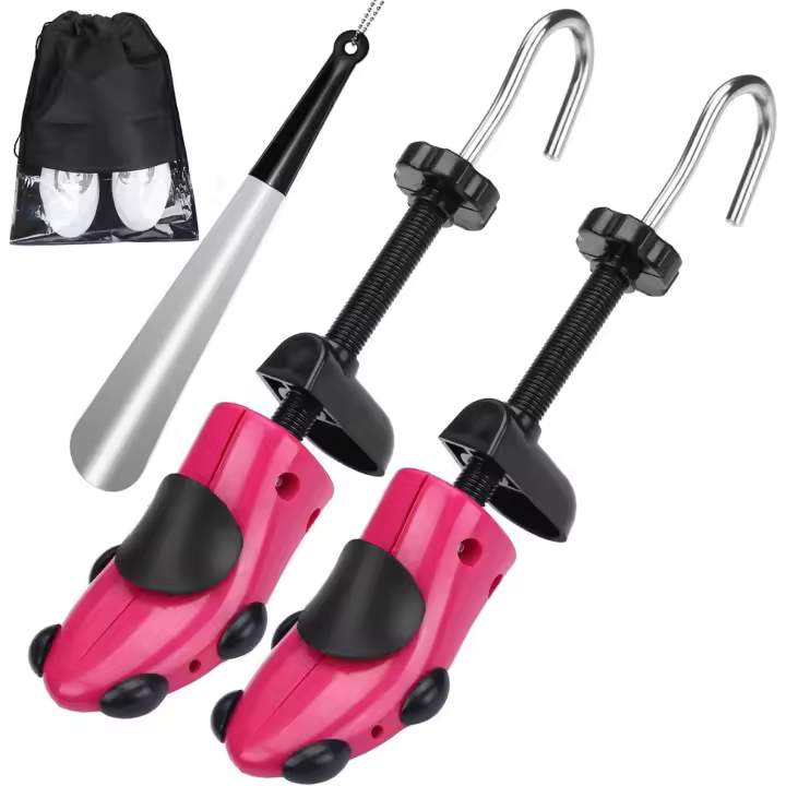 Enensanchador de Zapatos para helbres y Mujeres, longitudinal y ancho de Zapatos ajustables, ensanchador de Zapatos de plástico - 1