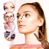 Herramientas De Masaje Facial Gua Sha De Madera Para Terapia Manual Masajeador De Cabeza Para Ojos Y Nariz Uso En Corporal Y Rostro - details 6