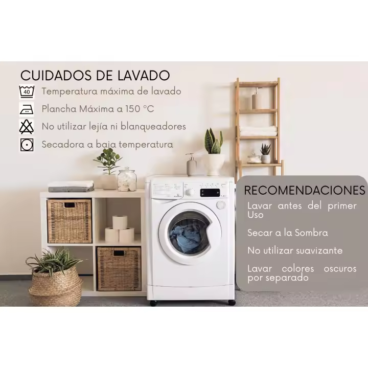 Juego de Toallas de baño 100% Algodón Hilado Alfa 600 gr/m2 Abece Casa - 1
