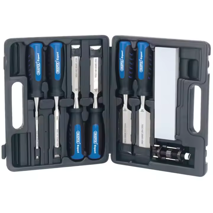 Draper Juego de cinceles para madera 8 piezas 88605 - 1