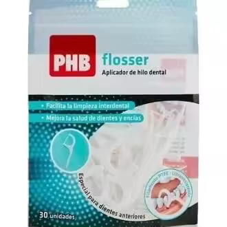 Phb Flosser Aplicador Desechable Para Hilo Dental, 30 Uds - 1