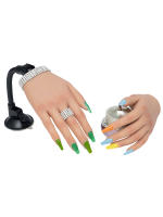 Mano De Silicona Para Uñas Postizas Entrenamiento Práctica De Arte De Manicura Modelo De Mano Para Acrylic Nails - details 3