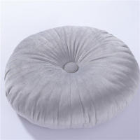 Cojín Redondo De Tatami 35x35cm Almohada Suave Para Sofa Cama Silla Piso Decoración Del Hogar Cojín De Asiento Beige Rosa Verde Naranja Azul Gris - details 9