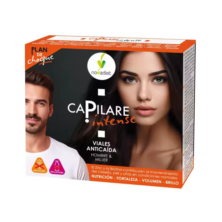 CAPILARE INTENSE VIALES ANTICAIDA HOMBRE Y MUJER 10 AMPOLLAS DE 15ML. - 1