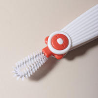 Juego De Limpieza Para Botella De Bebé 4 En 1 Con Cepillo De Silicona Para Chupete Y Taza Giratorio De 360 Grados Set Portátil Para Limpieza Completa - details 1