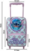 Stitch, Trolley Stitch, Mochila Stitch, Carro Stitch, Mochila Carro Stitch, Mochila Carrito Stitch, Trolley, Mochila con Ruedas, Niña, Niño, Infantil, Color Lila, 37 x 21 x 12 cm. Kiglam - details 0