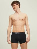 Jack & Jones Jacdaniel - Pack de 10 Bóxers de Algodón Elástico para Hombre - Negro - 12274760 - details 0