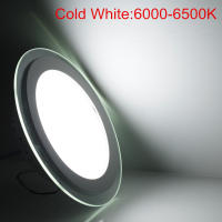 Lámpara De Techo Recubierta De Vidrio LED Redonda 6W 9W 12W 18W 24W Luz De Punto Interior AC110V 220V Aluminio Panel LED Integrado - details 7
