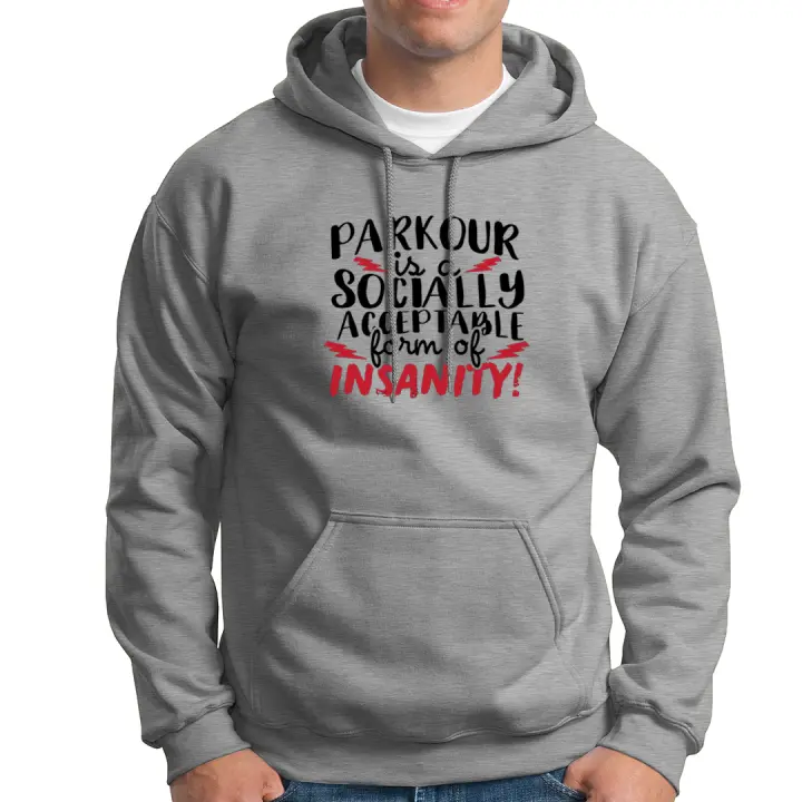 Sudadera con capucha Parkour. Deporte urbano. Deporte callejero. Varios colores. Todas las tallas. - 1