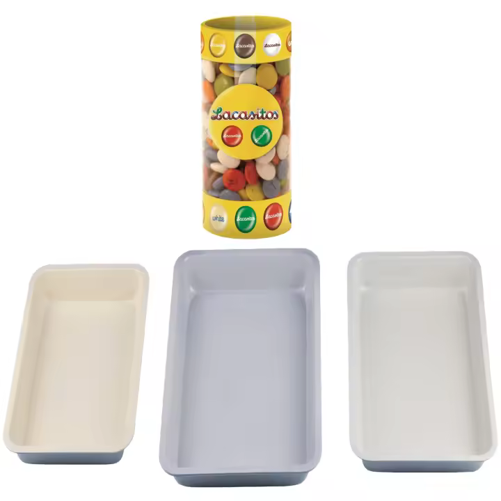 Pack repostería:Lacasitos Bote 225 G+Set 3pc moldes para horno menorca - 1