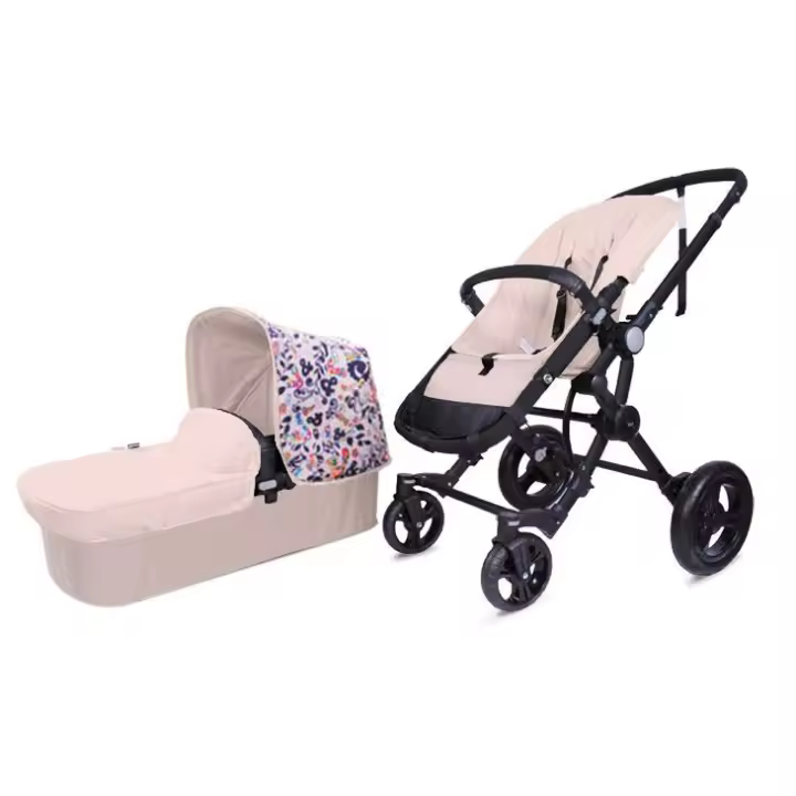 SET  PARA CARRO  BABY ACE DE VICTORIO Y LUCCHINO COLORS WHITE SOLO PARA BEBE - 1