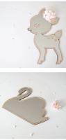 Espejo Decorativo Para Habitación Infantil Resistente Al Roto En Forma De Rabo De Conejo Oveja Globo Corona Nube Diseño Creativo Para Decoración Del Hogar - details 9