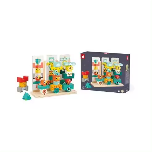 Juego de madera para apilar Tótem Tropik - Janod J08279 JU08279 JANOD - 1